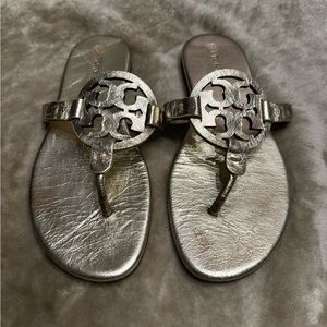 Tory Burch Gold Miller Sandals